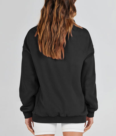 Damska bluza oversize z wycięciem pod szyją Damska bluza oversize z wycięciem pod szyją
