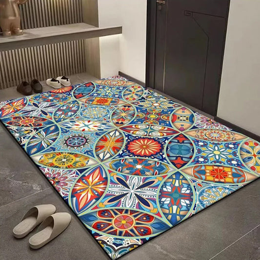 Czeska geometryczna mata do przedpokoju