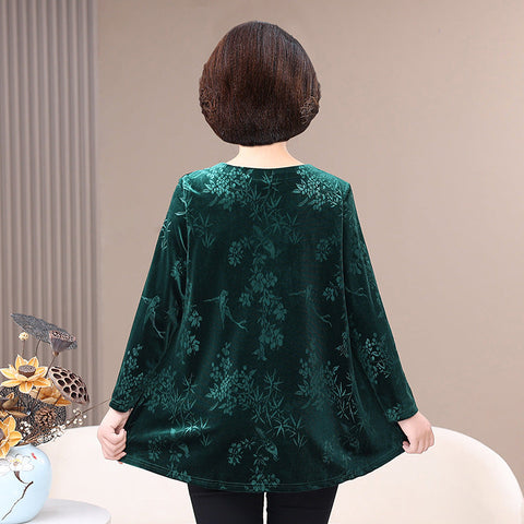 Damska puchówka w stylu vintage z kołnierzykiem