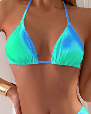 Bikini z nadrukiem z barwnikami