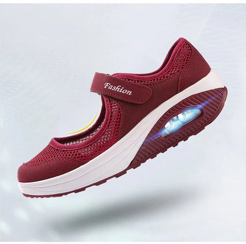 Damskie wygodne buty pielęgniarskie z poduszką powietrzną