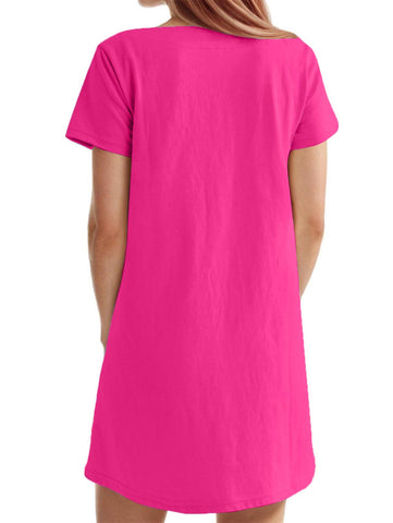 Damska sukienka mini z kwadratowym dekoltem i kieszeniami