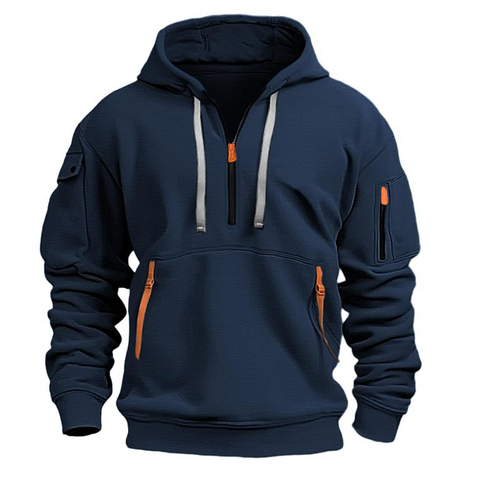 Bluza z kapturem i kieszeniami