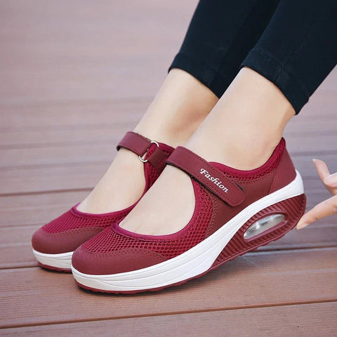 Damskie wygodne buty pielęgniarskie z poduszką powietrzną