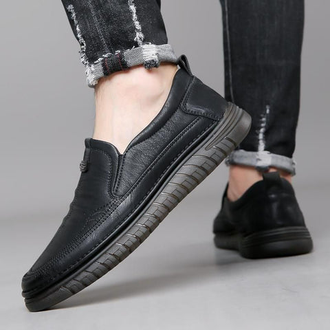nowe skórzane buty na co dzień
