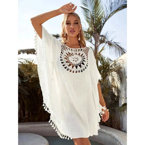 Damska lekka tunika koronkowa