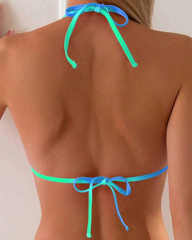 Bikini z nadrukiem z barwnikami
