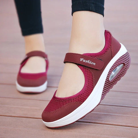 Damskie wygodne buty pielęgniarskie z poduszką powietrzną