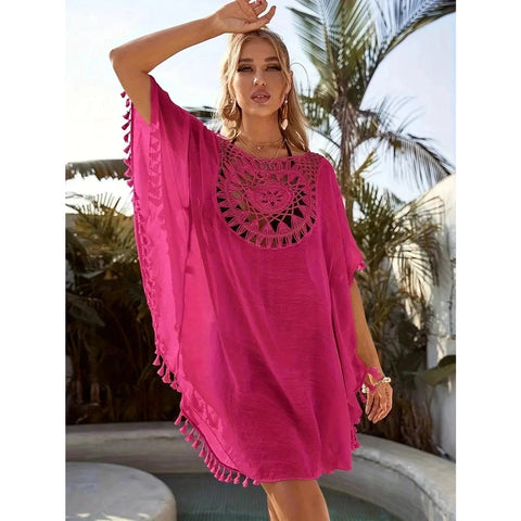 Damska lekka tunika koronkowa