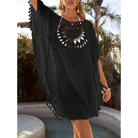 Damska lekka tunika koronkowa