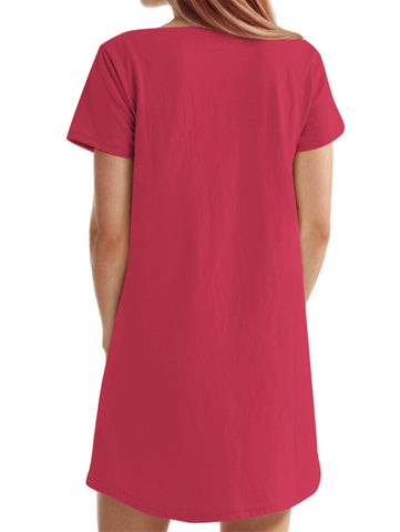 Damska sukienka mini z kwadratowym dekoltem i kieszeniami