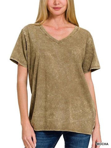 Damska koszulka letnia Acid Wash Everyday