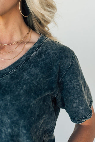 Damska koszulka letnia Acid Wash Everyday