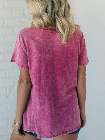 Damska koszulka letnia Acid Wash Everyday