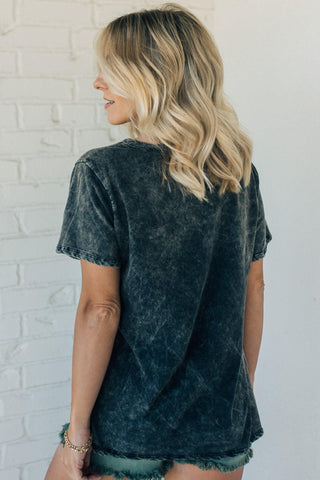 Damska koszulka letnia Acid Wash Everyday