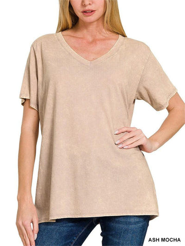 Damska koszulka letnia Acid Wash Everyday