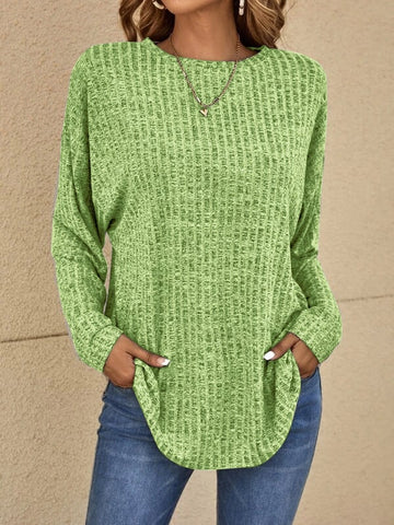 Casualowy sweter z długim rękawem