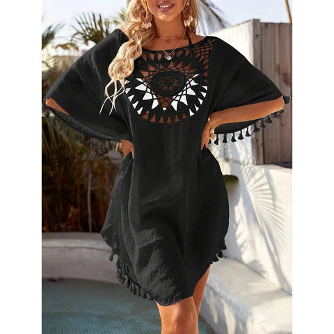 Damska lekka tunika koronkowa