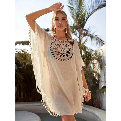 Damska lekka tunika koronkowa