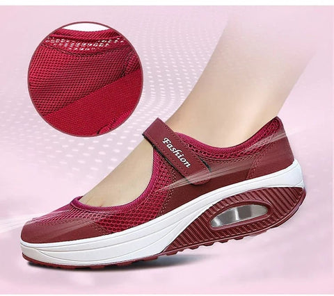 Damskie wygodne buty pielęgniarskie z poduszką powietrzną