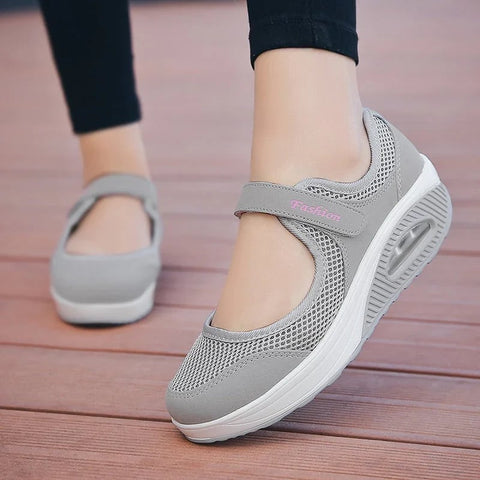 Damskie wygodne buty pielęgniarskie z poduszką powietrzną