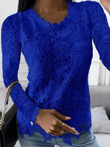 Damska koszula z długim rękawem - idealna do noszenia warstwowo