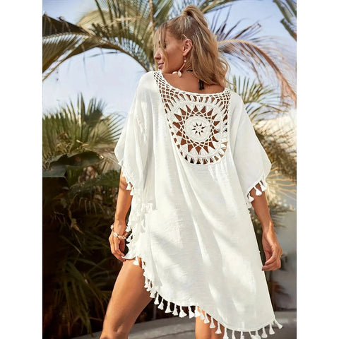 Damska lekka tunika koronkowa