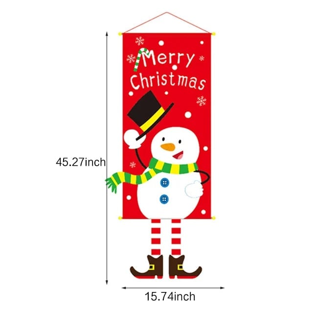 (🎁Wczesna świąteczna gorąca wyprzedaż - 48% ZNIŻKI🎁) Wesołych Świąt Banery z napisami na okno