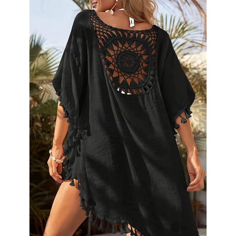 Damska lekka tunika koronkowa