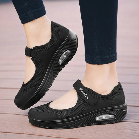 Damskie wygodne buty pielęgniarskie z poduszką powietrzną