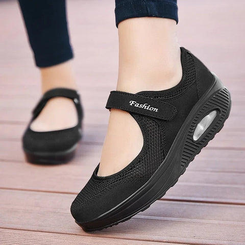 Damskie wygodne buty pielęgniarskie z poduszką powietrzną