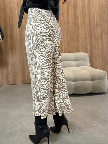 Damska spódnica z nadrukiem na co dzień