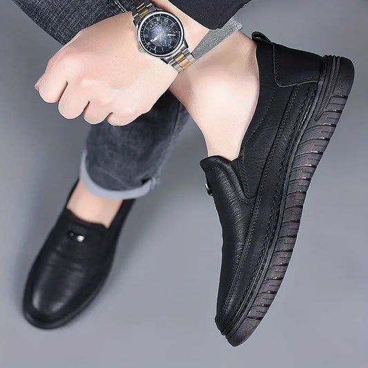 nowe skórzane buty na co dzień