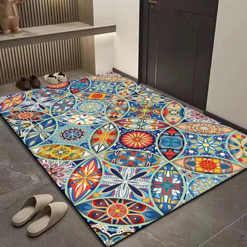 Czeska geometryczna mata do przedpokoju