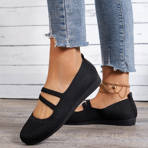 🔥Ostatni dzień 60% ZNIŻKI - Oddychające buty damskie na płaskiej podeszwie