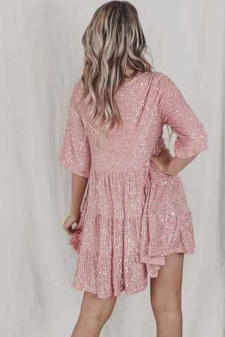 Ostatni dzień 75% - ✨Cekinowa sukienka dla lalki Baby Doll