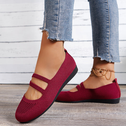 🔥Ostatni dzień 60% ZNIŻKI - Oddychające buty damskie na płaskiej podeszwie
