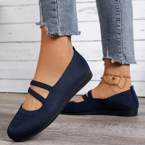 🔥Ostatni dzień 60% ZNIŻKI - Oddychające buty damskie na płaskiej podeszwie